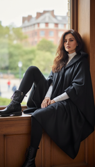 Black Shawl – Ultimate Warmth & Style for Every Outfit | كاب قصير