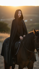 Dura/Chamois Cape: Royal Elegance for Every Occasion | كاب برباط ( اسود  -  احمر