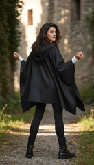 Black Shawl – Ultimate Warmth & Style for Every Outfit | كاب قصير