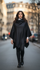 Black Shawl – Ultimate Warmth & Style for Every Outfit | كاب قصير