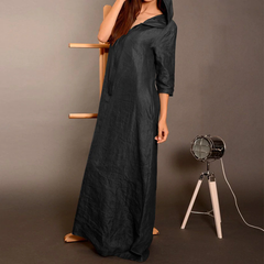 Long Waterproof Kaftan with Zipper – Practical & Stylish in All Sizes! تفته