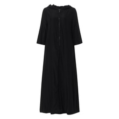 Long Waterproof Kaftan with Zipper – Practical & Stylish in All Sizes! تفته