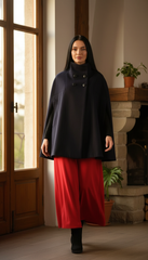 Elegant Winter Cape – Warmth & Luxury in One Piece - puncho| بانشو