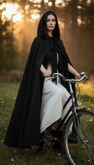Dura/Chamois Cape: Royal Elegance for Every Occasion | كاب برباط ( اسود  -  احمر