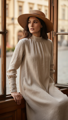 Linen Dress – Wrinkle-Resistant Design with Hidden Pockets | هاى كول