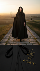 Dura/Chamois Cape: Royal Elegance for Every Occasion | كاب برباط ( اسود  -  احمر