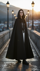 Dura/Chamois Cape: Royal Elegance for Every Occasion | كاب برباط ( اسود  -  احمر