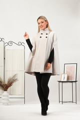 Elegant Winter Cape – Warmth & Luxury in One Piece - puncho