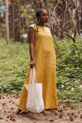 Quarter-Sleeve Linen Dress: Practical & Stylish in Multiple Colors