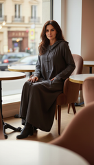 Premium Japanese Kaftan - Linen & Handcrafted Buttons |يابانى