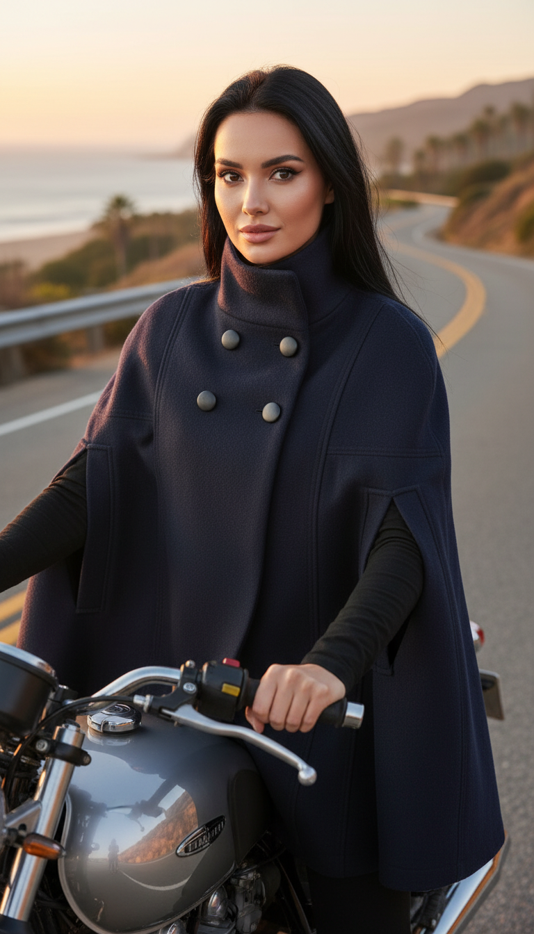 Elegant Winter Cape – Warmth & Luxury in One Piece - puncho| بانشو