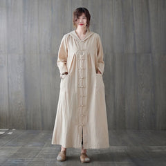 Premium Japanese Kaftan - Italian Linen & Handcrafted Buttons