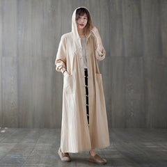 Premium Japanese Kaftan - Italian Linen & Handcrafted Buttons