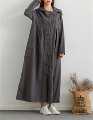 Premium Japanese Kaftan - Italian Linen & Handcrafted Buttons