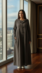 Premium Japanese Kaftan - Linen & Handcrafted Buttons |يابانى