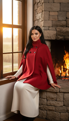 Elegant Winter Cape – Warmth & Luxury in One Piece - puncho| بانشو