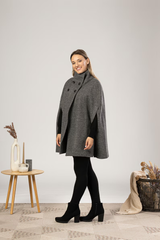 Elegant Winter Cape – Warmth & Luxury in One Piece - puncho