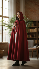 Dura/Chamois Cape: Royal Elegance for Every Occasion | كاب برباط ( اسود  -  احمر