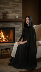 Dura/Chamois Cape: Royal Elegance for Every Occasion | كاب برباط ( اسود  -  احمر