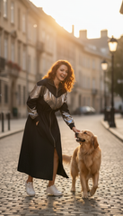 Black & Silver Waterproof Jacket  – Wear It as a Dress or Jacket!| ديسكو