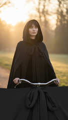 Dura/Chamois Cape: Royal Elegance for Every Occasion | كاب برباط ( اسود  -  احمر