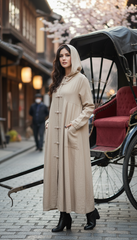 Premium Japanese Kaftan - Linen & Handcrafted Buttons |يابانى