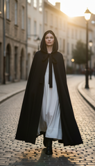 Dura/Chamois Cape: Royal Elegance for Every Occasion | كاب برباط ( اسود  -  احمر