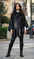 Black Shawl – Ultimate Warmth & Style for Every Outfit | كاب قصير