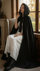 Dura/Chamois Cape: Royal Elegance for Every Occasion | كاب برباط ( اسود  -  احمر