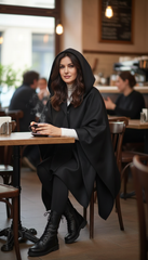 Black Shawl – Ultimate Warmth & Style for Every Outfit | كاب قصير