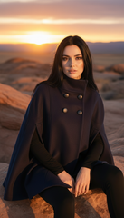 Elegant Winter Cape – Warmth & Luxury in One Piece - puncho| بانشو