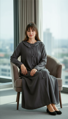 Premium Japanese Kaftan - Linen & Handcrafted Buttons |يابانى