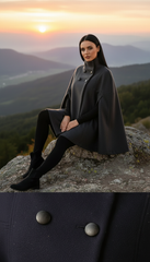 Elegant Winter Cape – Warmth & Luxury in One Piece - puncho| بانشو