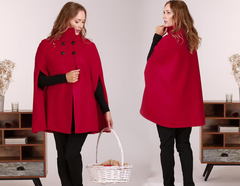 Elegant Winter Cape – Warmth & Luxury in One Piece - puncho