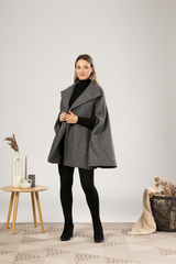 Elegant Winter Cape – Warmth & Luxury in One Piece - puncho