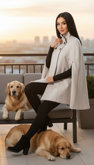 Elegant Winter Cape – Warmth & Luxury in One Piece - puncho| بانشو