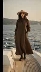 Linen Dress – Wrinkle-Resistant Design with Hidden Pockets | هاى كول
