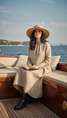 Linen Dress – Wrinkle-Resistant Design with Hidden Pockets | هاى كول