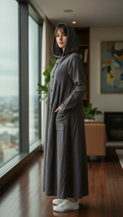 Premium Japanese Kaftan - Linen & Handcrafted Buttons |يابانى