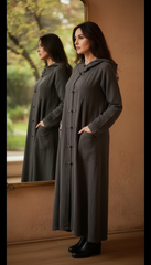 Premium Japanese Kaftan - Linen & Handcrafted Buttons |يابانى
