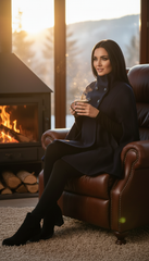 Elegant Winter Cape – Warmth & Luxury in One Piece - puncho| بانشو