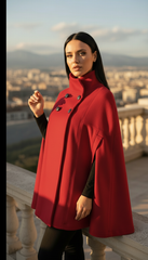 Elegant Winter Cape – Warmth & Luxury in One Piece - puncho| بانشو