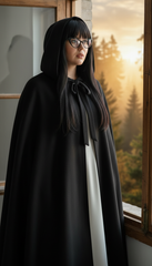 Dura/Chamois Cape: Royal Elegance for Every Occasion | كاب برباط ( اسود  -  احمر