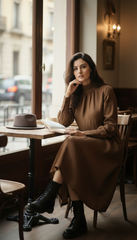 Linen Dress – Wrinkle-Resistant Design with Hidden Pockets | هاى كول