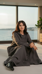 Premium Japanese Kaftan - Linen & Handcrafted Buttons |يابانى