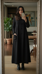 Premium Japanese Kaftan - Linen & Handcrafted Buttons |يابانى