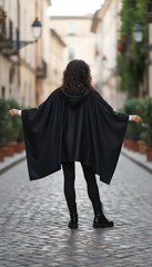 Black Shawl – Ultimate Warmth & Style for Every Outfit | كاب قصير