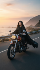 Dura/Chamois Cape: Royal Elegance for Every Occasion | كاب برباط ( اسود  -  احمر