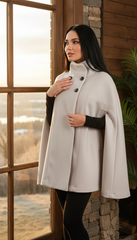 Elegant Winter Cape – Warmth & Luxury in One Piece - puncho| بانشو