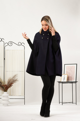 Elegant Winter Cape – Warmth & Luxury in One Piece - puncho